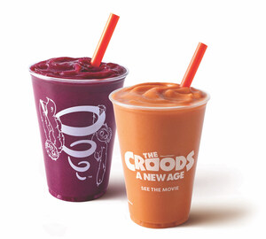 Jamba® Introduces Two New Fun &amp; Colorful Smoothies, Inspired By The New Dreamworks Animation Film, The Croods: A New Age,  To Help Kids Eat More Fruits And Vegetables This Season