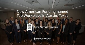 New American Funding Named Top Workplace in Austin