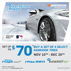 Hankook Tire Offers Consumers Savings on Premium Winter and All-Weather Products