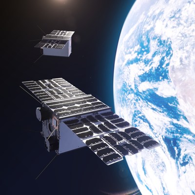 Artist rendering of Omnispace satellites (Courtesy of Omnispace).