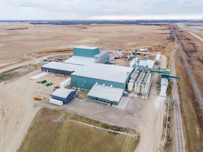 All of the images were provided by Ingredion Incorporated; they’re of the Ingredion processing facility in Vanscoy. In Print-3 and Print-4, you can see both the Ingredion and Verdient facilities. (CNW Group/Protein Industries Canada)