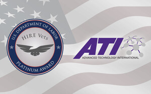 Advanced Technology International celebrates veteran team members with Department of Labor's HIRE Vets award