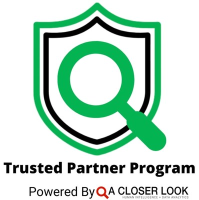 Members of the Trusted Partner Program receive door decals for each location, enabling customers to communicate directly with each location and locations to visualize all the feedback on a near real-time digital dashboard.