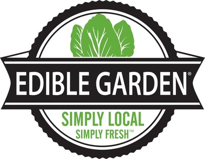 Edible Garden Ag, Inc., is a privately held, leader in locally grown organic produce and herbs backed by Zero-Waste Inspired next generation farms. Edible Garden is leading the agriculture technology movement with its safety-in-farming protocols, sustainable packaging and patented self-watering in-store displays. The company currently operates state-of-the-art greenhouse and processing facilities in Belvidere, New Jersey, and in partnership with growers throughout the U.S. (PRNewsfoto/Edible Garden)
