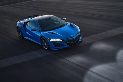 2021 Acura NSX Celebrates Motorsports and Heritage in Long Beach Blue Pearl 
