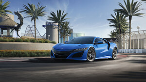 El Acura NSX celebra los deportes a motor y la historia con el color Long Beach Blue Pearl