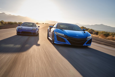 2021 Acura NSX Celebrates Motorsports and Heritage in Long Beach Blue Pearl