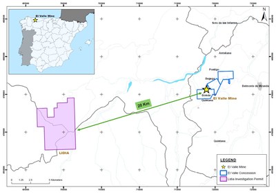 Figure 1 – Lidia Project location (CNW Group/Orvana Minerals Corp.)