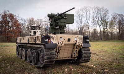 The RCV-L is a purpose built Unmanned Ground Combat Vehicle