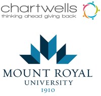 Chartwells and Mount Royal University Partnership Logo (CNW Group/Chartwells Canada)