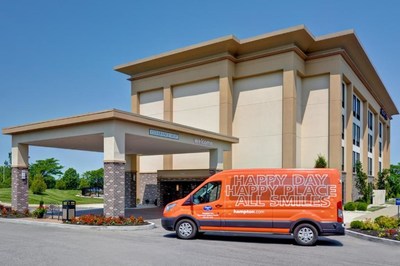 The Hampton Inn Cincinnati Airport South includes guest-focused amenities like 24/7 shuttle rides.