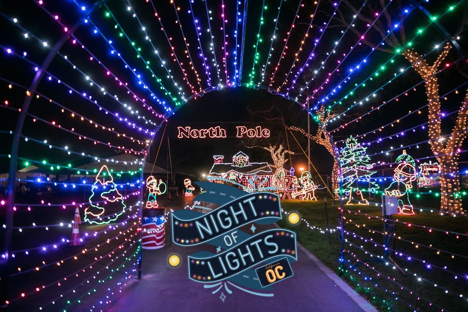 Winter Fest Oc Presents Night Of Lights Oc A Magical One Mile Holiday Lights And Winter Wonderland Drive Thru Experience