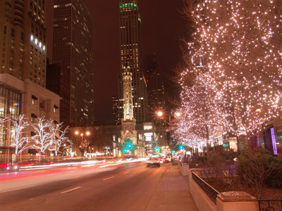 The Magnificent Mile Association will not produce a live parade for one million visitors this year, but one million lights will still shine in the district through holiday season and the winter. The tree-lighting will be featured in a Lights Festival TV special on ABC7 Chicago on Sunday, November 22 at 6:00 PM (CT), including a special greeting from Mickey Mouse & Minnie Mouse at Walt Disney World.