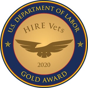 RRDS Inc Receives 2020 HIRE Vets Medallion Award From U.S. Department of Labor