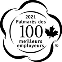 Logo de Palmarès des 100 meilleurs employeurs (Groupe CNW/Mediacorp Canada Inc.)