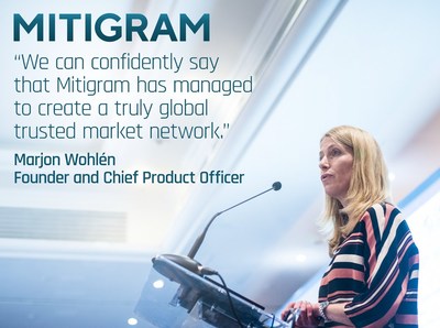 Mitigram's Founder and Chief Product Officer Marjon Wohlén