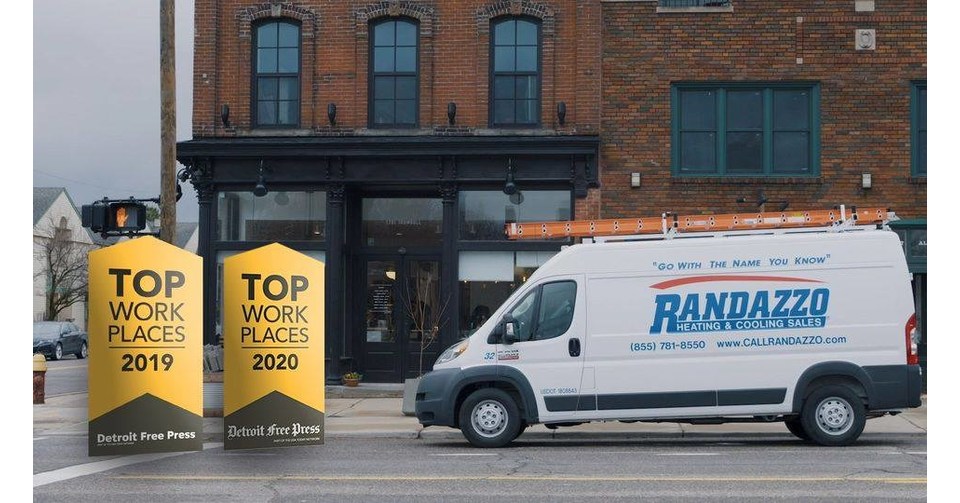 The Detroit Free Press Names Randazzo Heating & Cooling a Winner of the