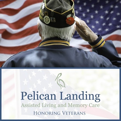 An honorary ceremony recognized the service of 23 veterans who are residents of Pelican Landing Assisted Living and Memory Care, a Watercrest Senior Living community in Sebastian, Florida.  Watercrest Senior Living's signature programming purposefully celebrates the momentous occasions of each resident's life.