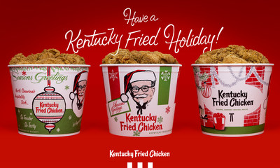 KFC’s new holiday buckets, available in all U.S. restaurants beginning November 24, are bringing back a sense of a nostalgia and familiarity to a holiday season unlike any other.