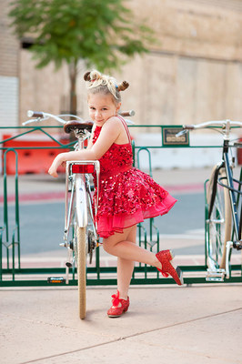 red glitter dance shoes