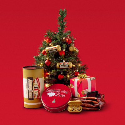 The Jimmy Dean® Recipe Gift Exchange offers six sausage-themed gifts including Sausage-Scented Wrapping Paper - a fan-favorite!