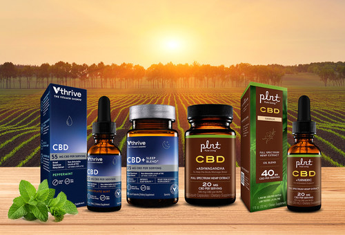 The Vitamin Shoppe has launched a comprehensive range of full spectrum CBD under the plnt brand and broad spectrum CBD under the Vthrive The Vitamin Shoppe brand.