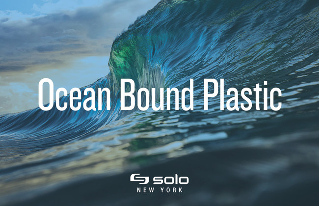 Solo New York announces that its Re:cycled Collection of bags is now made with recycled ocean-bound plastic.