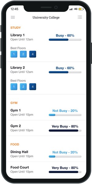 Universities Respond to the Pandemic by Using Occuspace Crowd Management Technology to Reopen Safely and Promote Social Distancing