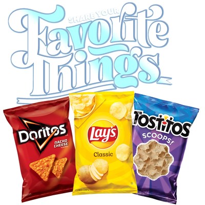 FRITO-LAY DEBUTS SNACK-THEMED HOLIDAY SWEATERS AND MORE IN NEW ONLINE SHOP. Anna Kendrick returns in “My Favorite Things” ad campaign, with holiday-themed packaging available nationwide and Frito-Lay donating $500,000 to Toys for Tots as part of PepsiCo’s $1 million commitment.