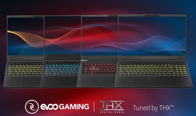EVOO Gaming Laptops with THX® Spatial Audio and Tuned by THX™ take gaming to the next level