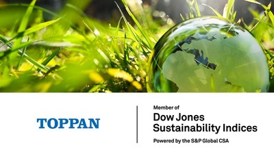 Toppan named to DJSI World Index for four consecutive years