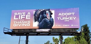Peace 4 Animals &amp; WAN Promote a Plant-Based Diet &amp; Support Farm Sanctuary With The 'Save a Life This Thanksgiving, Adopt a Turkey' Billboard Campaign In Los Angeles