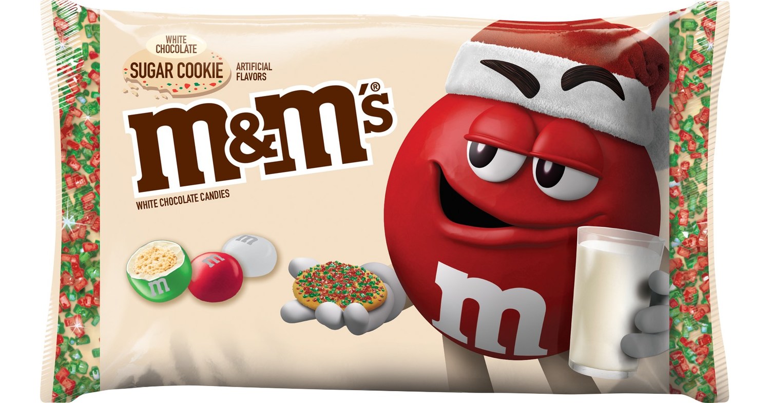 Mars: M&M's White Chocolate Candies in a Laydown Bag