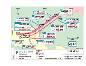 GoGold Drills 3.3m of 3,675 g/t AgEq at El Favor in Los Ricos North Contained Within 52.1m of 306 g/t AgEq from Surface