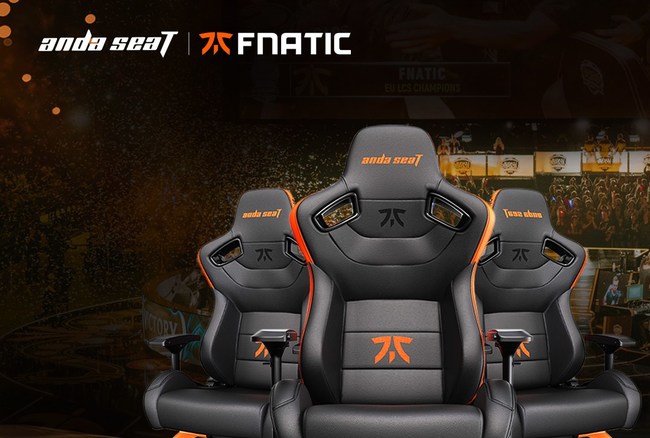 Andaseat globally provides professional gaming seat solutions with the FNATIC e-Sports team