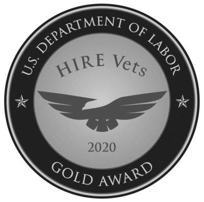 U.S. Department of Labor HIRE Vets Gold Medallion Award