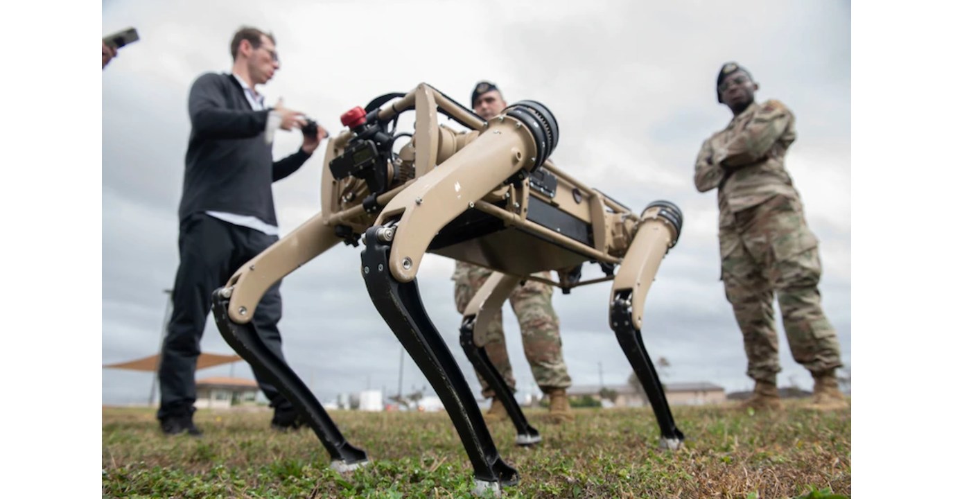 Immersive Wisdom to Drive Robot Dogs in 3D for Air Force Base of the Future