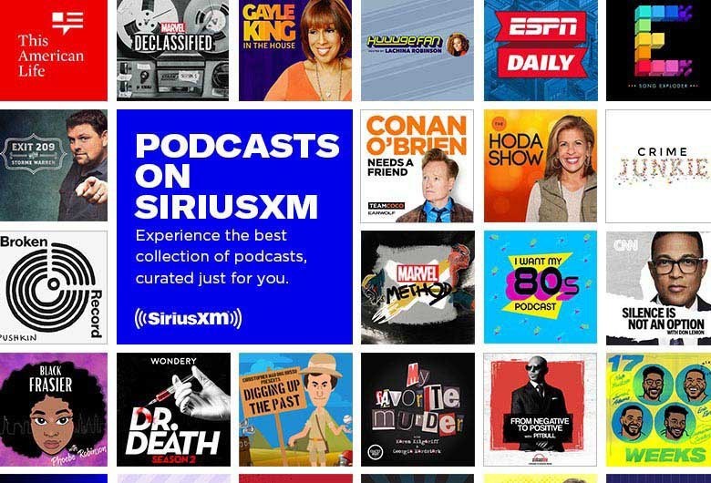 SiriusXM is the New Destination for Original, Exclusive, and Popular Podcasts