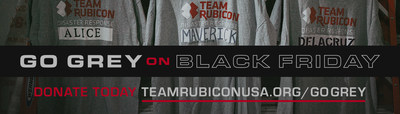 Team Rubicon encourages communities to Go Grey on Black Friday. Visit http://teamrubiconusa.org/gogrey to learn more