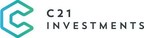 C21 Announces Note Restructuring and Commitment for Repayment of Outstanding Convertible Debentures