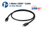 BizLink Launches the First 1-Meter USB4™ Gen 3 Type-C Cable in the World