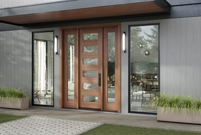 The new TruStile Wood Entry Door Systems is the company's first entry door collection, offering 500 different door and sideline styles in a range of natural materials.