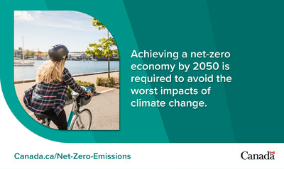 Achieving a net-zero economy by 2050 is required to avoid the worst impacts of climate change. (CNW Group/Environment and Climate Change Canada)