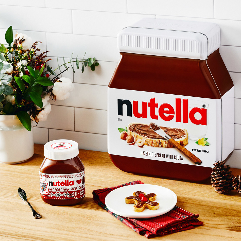 Nutella Releases Limited Edition Diy Holiday Breakfast Kit To Inspire New Family Traditions With Specially Marked Jar That Supports No Kid Hungry