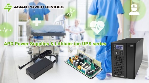 APD Medical Power Supply & Lithium-ion UPS Solutions -- Built for the challenges of today