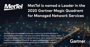 MetTel Named a Leader in the Inaugural 2020 Gartner Magic Quadrant for Managed Network Services