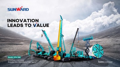 Sunward to Showcase 38 Equipment at bauma CHINA 2020 (PRNewsfoto/SUNWARD/CONMART)