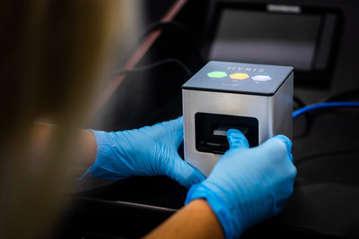 Songbird Life Science utilizes the Hyris bCUBE for onsite human and surface testing to protect people and buildings from COVID-19. (CNW Group/Songbird Life Science)