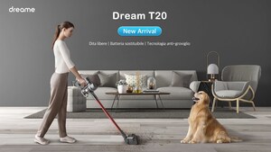 Dreame T20 - un'innovazione tecnologica per un'esperienza di aspirazione più confortevole