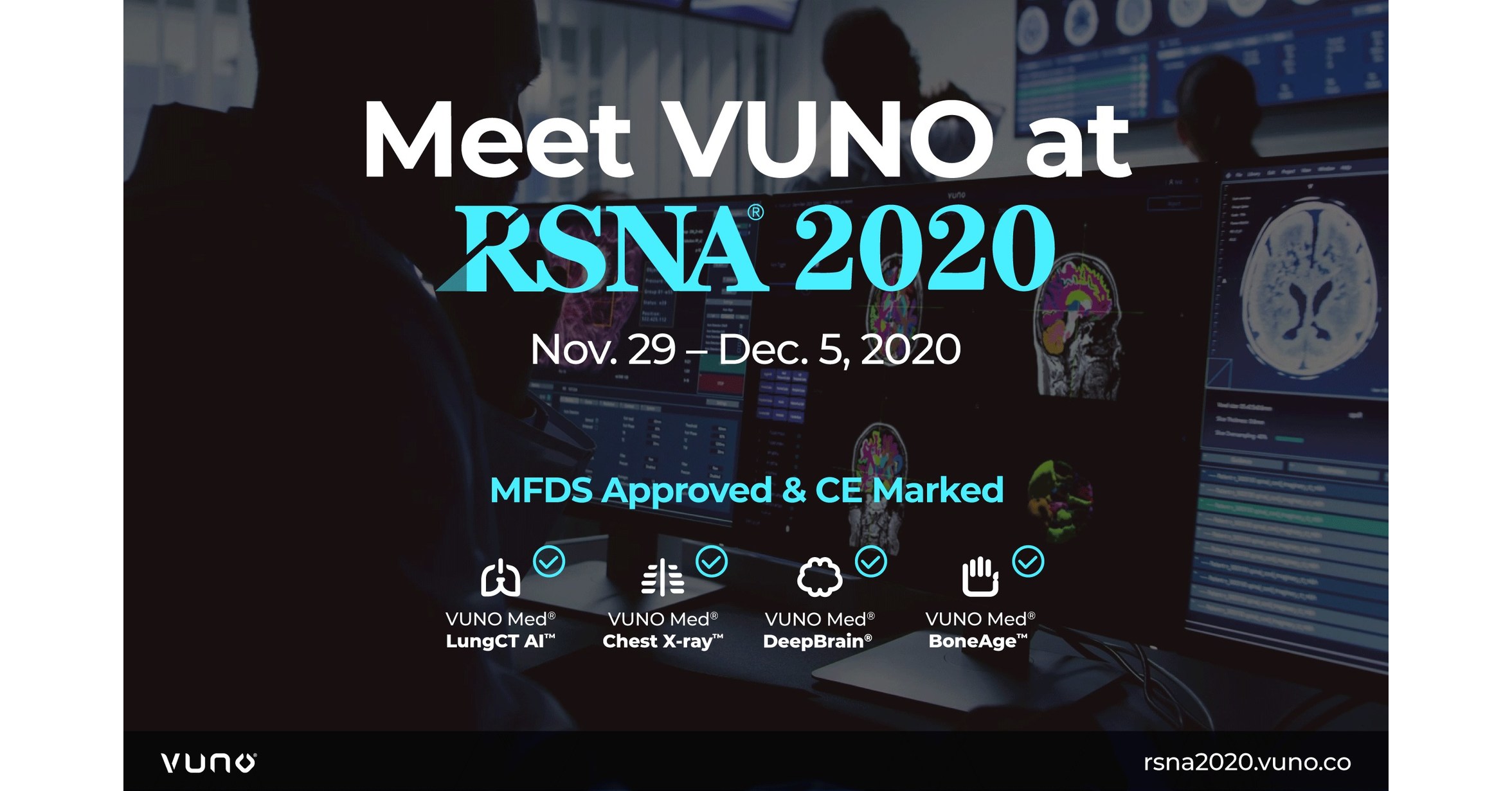 VUNO Boasts its AI Solutions and Research Results at RSNA 2020